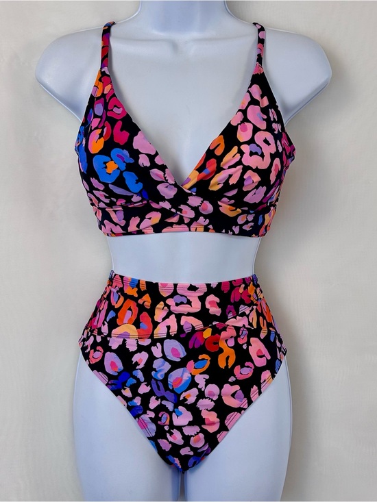 Cupshe Other - New Cupshe Women’s Colorful 2 Piece High Waist Bikini Swimsuit / large